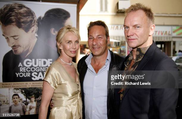 Trudie Styler, Henry Winterstern and Sting during 2006 Cannes Film Festival - "A Guide To Recognizing Your Saints" Premiere at Olympia Cinema in...