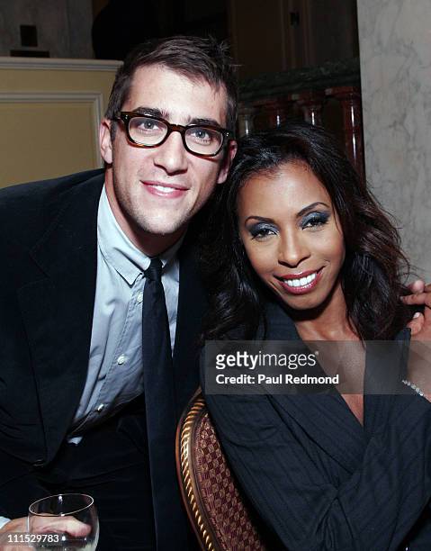 Ryan Wolfe and Khandi Alexander during The Museum of Television & Radio Honors Leslie Moonves and Jerry Bruckheimer - Inside at Regent Beverly...