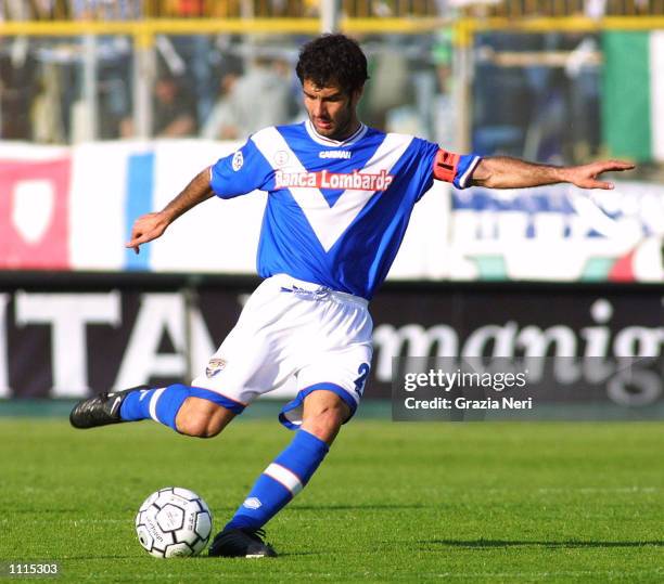 Josep Guardiola of Brescia in action during the Serie A match between Brescia and Perugia, played at the Mario Rigamonti Stadium, Brescia. DIGITAL...