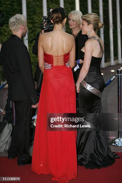 Scott Henshall, Petra Nemcova and Hofit Golan during La Dolce Vita Grand Prix Ball - May 27, 2006 at Les Salles des Etoiles in Monte Carlo, Monaco.