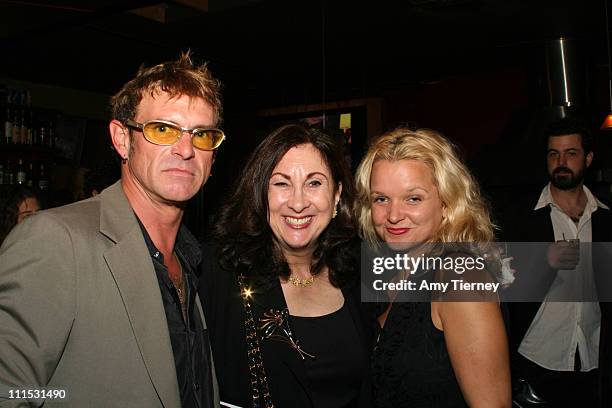 Bob Ealy, Rochelle Balin and Martha Tompkins during Melissa Balin's "Freezer Burn" Party - November 4, 2006 at Amici Mare Restaurant in Santa Monica,...