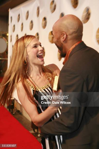 Molly Sims and James Lesure during Molly Sims 4th Annual Night with the Friends of El Faro at The Music Box Henry Fonda Theatre in Hollywood,...