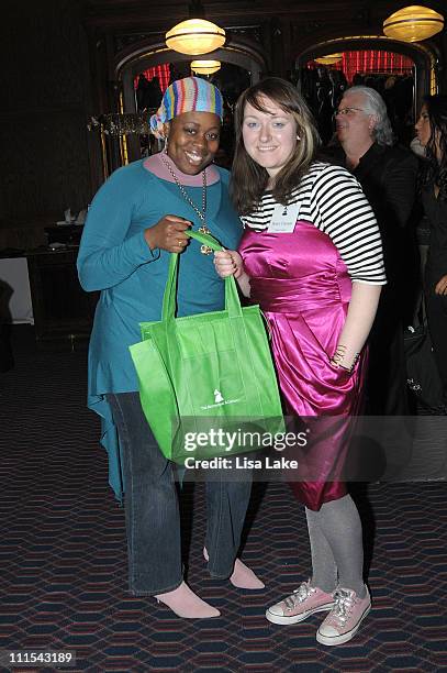 Mahogany and Becky Clawson attend the Philadelphia Chapter 52nd Annual GRAMMY Awards Telecast Viewing Party at Dave and Buster's on January 31, 2010...