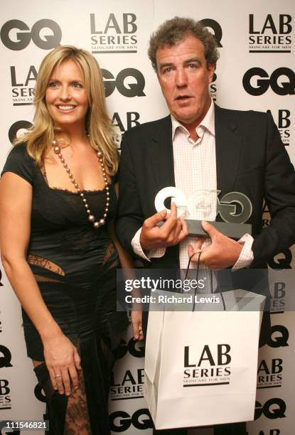 Penny Lancaster and winner of best TV Personality Jeremy Clarkson