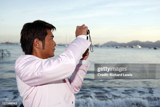 Louis Koo during 2007 Cannes Film Festival - Miramar "Triangle" Party in Cannes, France.