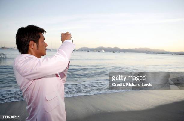 Louis Koo during 2007 Cannes Film Festival - Miramar "Triangle" Party in Cannes, France.