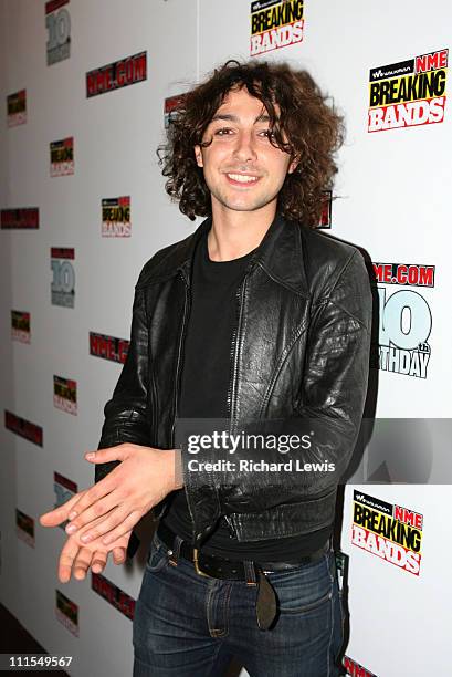 Alex Zane during NME.com 10th Birthday Party at Koko in London.