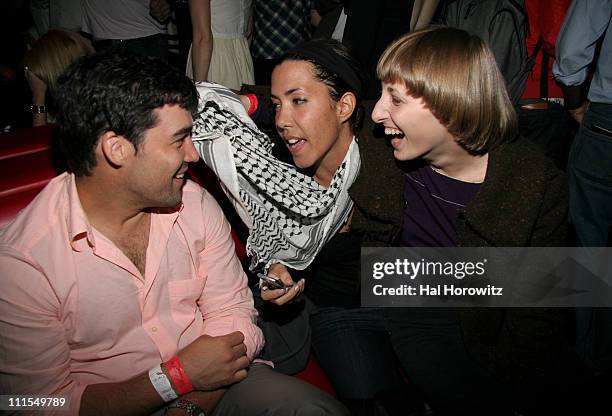 Atmosphere during Satine "Celebrate the Love" Cocktail Party hosted by Kim Gordon at Marquee in New York City, New York, United States.