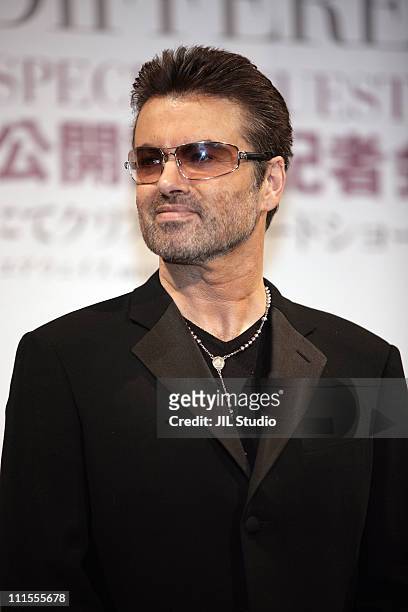 George Michael during "George Michael: A Different Story" Tokyo Press Conference at Cerulean Tower Tokyu Hotel in Tokyo, Tokyo, Japan.