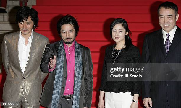 Jang Dong-Gun, Hiroyuki Sanada, Chen Hong and Chen Kaige