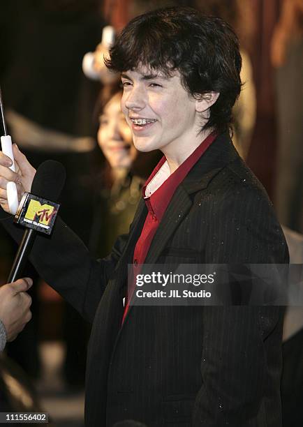 Skandar Keynes during "The Chronicles of Narnia: The Lion, the Witch and the Wardrobe" - Tokyo Premiere at Nippon Budokan in Tokyo, Japan.