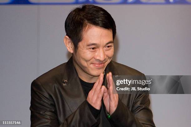 Jet Li during "Fearless" Tokyo Press Conference at Grand Hyatt Tokyo in Tokyo, Japan.