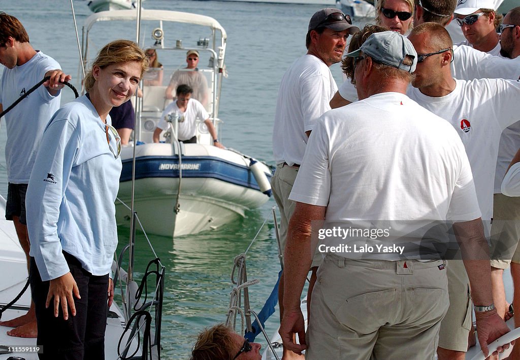 King Juan Carlos, King Herald and Prince Felipe, Sail At The Regata Breitling