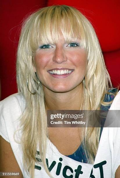 Shell Jubin during "Big Brother 5" UK - Contestant Shell Jubin Promotes "Talk Talk" - Photocall at The Carphone Warehouse in London, Great Britain.