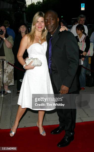 Gary Beadle and guest during 2004 Screen Nation Film & Television Awards at Sheraton Park Lane Hotel in London, Great Britain.