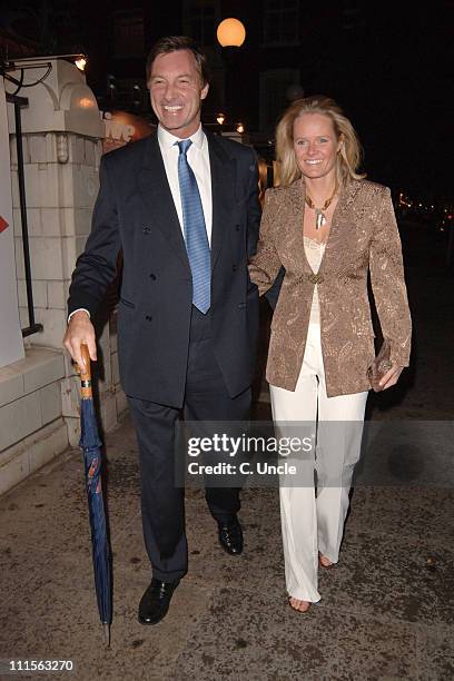 Lord Brockett and Harriet Warren during Mail on Sunday - Live Magazine Re-Launch Party at Bluebird in London, Great Britain.