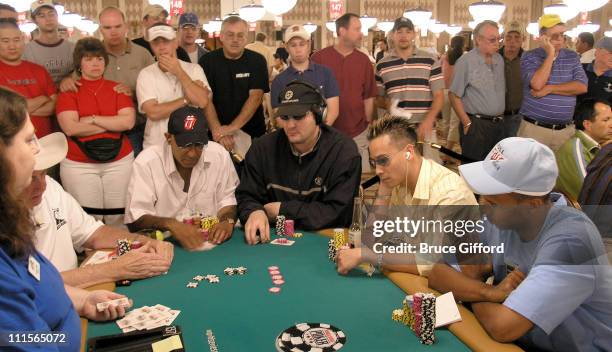 Doyle Brunson, Phil Hellmuth, John Phan and Phil Ivey