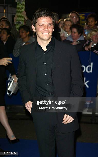 Nigel Harman during National Television Awards 2005 - Arrivals at Royal Albert Hall in London, Great Britain.
