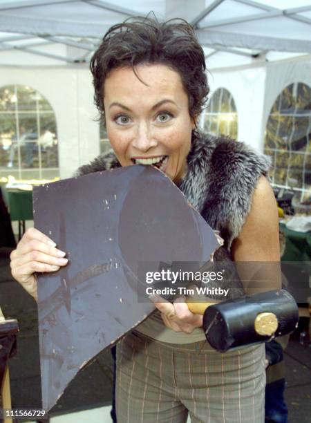 Amanda Mealing during Aga Launches Brand New Chocolate Colored Oven - Photocall at Soho Square in London, Great Britain.