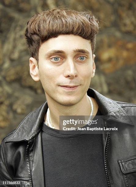 Hedi Slimane during Paris Haute Couture Fashion Week - Fall/Winter 2005 - Chanel - Arrivals in Paris, France.