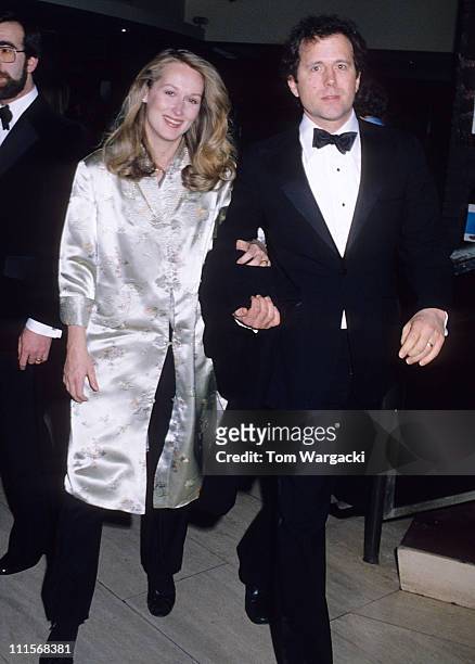 Meryl Streep and husband Don Gummer during Meryl Streep and husband Don Gummer at the 1980 BAFTA Awards at London in London, Great Britain.