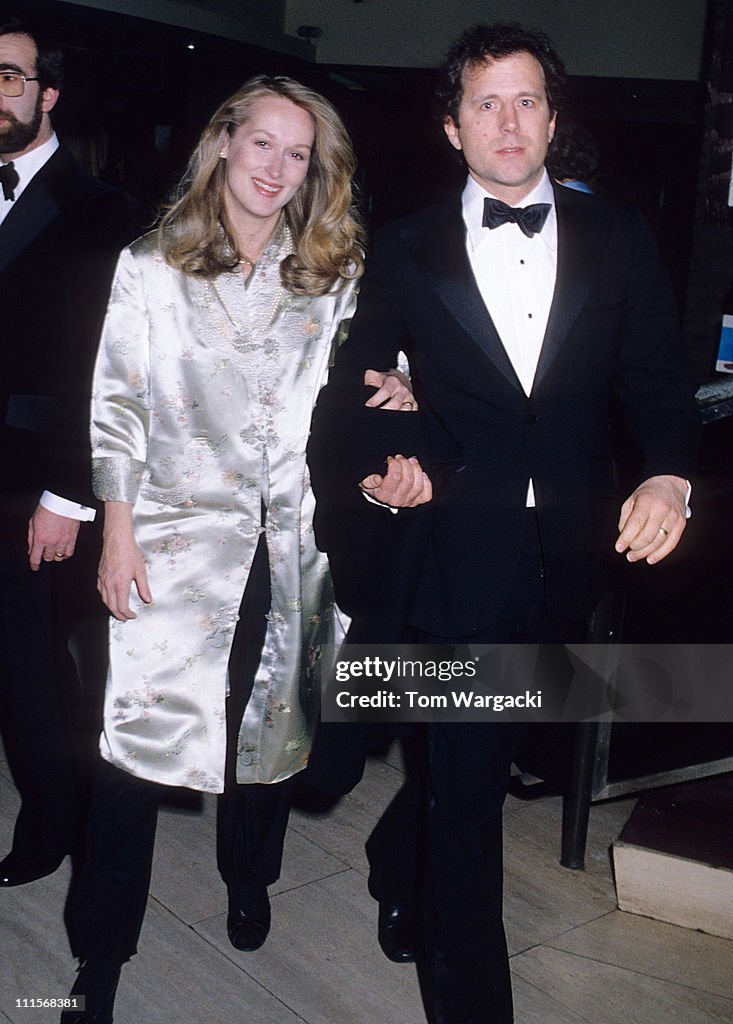 Meryl Streep and husband Don Gummer at the 1980 BAFTA Awards