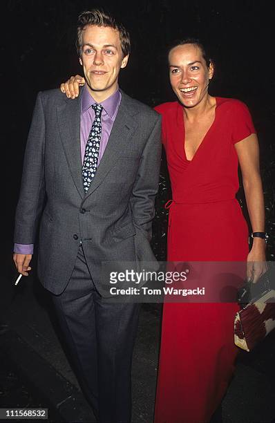 Tara Palmer-Tomkinson and Tom Parker Bowles during David Frost's Annual Summer Garden Party 1998 at Chelsea in London, Great Britain.