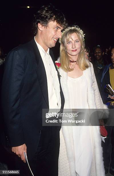 Joely Richardson and Tim Bevan during "Four Weddings and a Funeral" - London Premiere at Leicester Square in London, Great Britain.