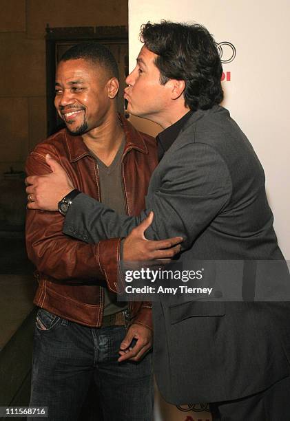 Cuba Gooding Jr. And Julio Cedill during AFI Fest 2005 - Centerpiece Gala Presentation of "The Three Burials of Melquiades Estrada" - Arrivals in Los...