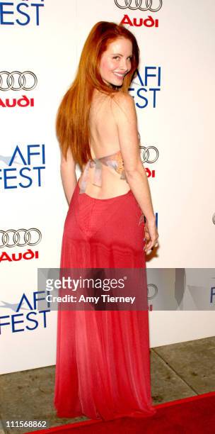 Phoebe Price during AFI Fest 2005 - Centerpiece Gala Presentation of "The Three Burials of Melquiades Estrada" - Arrivals in Los Angeles, California,...