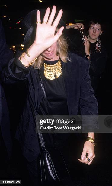 Barbra Streisand during Barbra Streisand Sighting in London - September 11, 1989 in London, Great Britain.