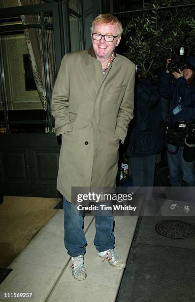 Chris Evans during "Meet The Fockers" London Celebrity Screening - Arrivals at Covent Garden Hotel in London, Great Britain.