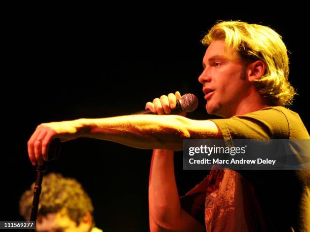 Bronson Arroyo during Bronson Arroyo Album Release Party in Boston for "Covering the Bases" - July 13, 2005 at Avalon Ballroom in Boston,...