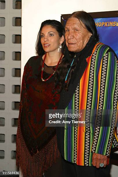 Saginaw Grant and guest during AFI Fest 2005 - "The World's Fastest Indian" Los Angeles Premiere - Arrivals at ArcLight Hollywood Cinerama Dome in...