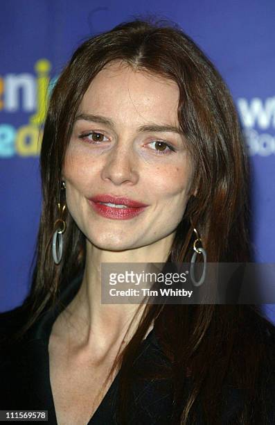 Saffron Burrows during Whitbread Book of the Year Awards 2004 at The Brewery in London, Great Britain.