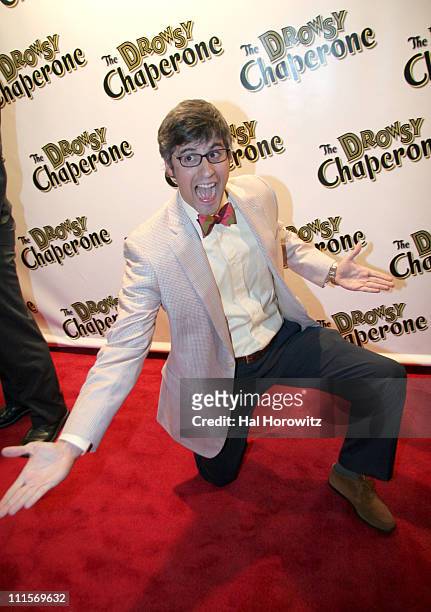 Mo Rocca during Opening Night of "The Drowsy Chaperone" at Marquis Theatre in New York City, New York, United States.