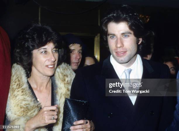 John Travolta and sister Ellen at the Sheraton Hotel