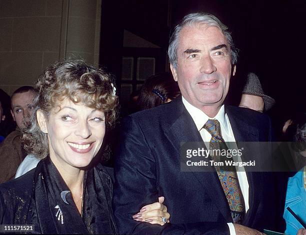 Gregory Peck during Gregory Peck and wife Veronique Sighting in London - August 15, 1978 in London, United States.