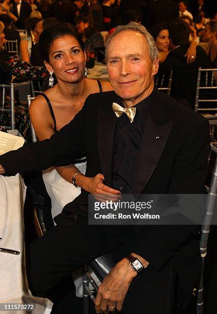 Clint Eastwood and wife Dina Ruiz during 11th Annual Screen Actors Guild Awards - Green Room at Shrine Auditorium in Los Angeles, California, United...