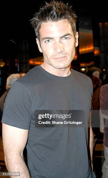 Aiden Turner during Olympus Fashion Week Spring 2005 - Holly Kristen - Runway and Front Row at The Rainbow Room - Rockefeller Center in New York...