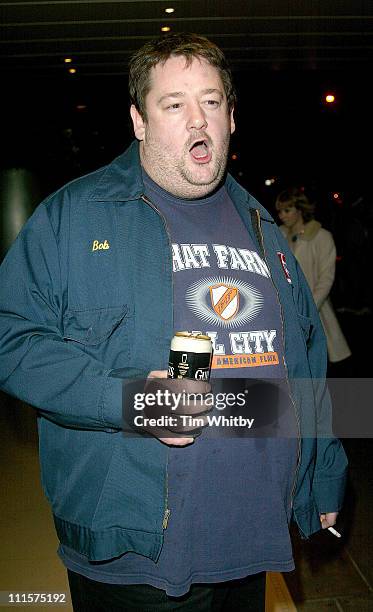 Johnny Vegas during Esquire's Official Pre-Brits 2005 Pool Party at Sanderson Hotel in London, Great Britain.