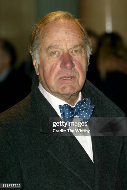 Geoffrey Palmer during "Mrs. Henderson Presents" London Premiere at Vue West End in London, Great Britain.