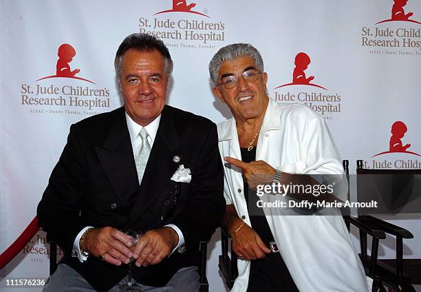 Tony Sirico and Frank Vincent during Tony Sirico and "The Sopranos" Celebrate St. Jude Children's Research Hospital - July 30, 2005 at Private...