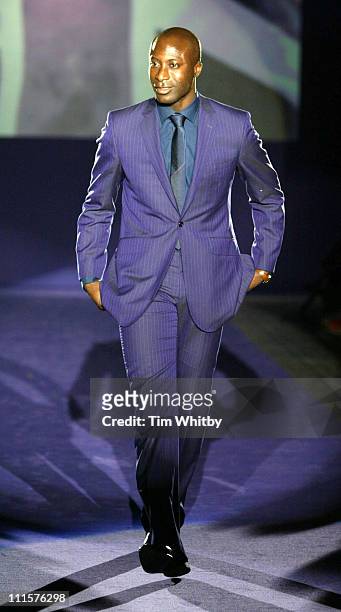 Ozwald Boateng, designer during "Fashion in Motion" Ozwald Boateng Fashion Show - November 25, 2005 at Victoria & Albert Museum in London, Great...