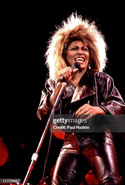 Tina Turner on 6/12/84 in Chicago, Il.