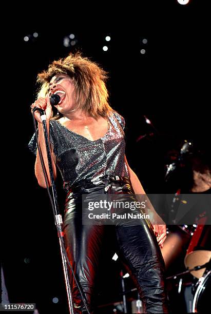 Tina Turner on 6/12/84 in Chicago, Il.