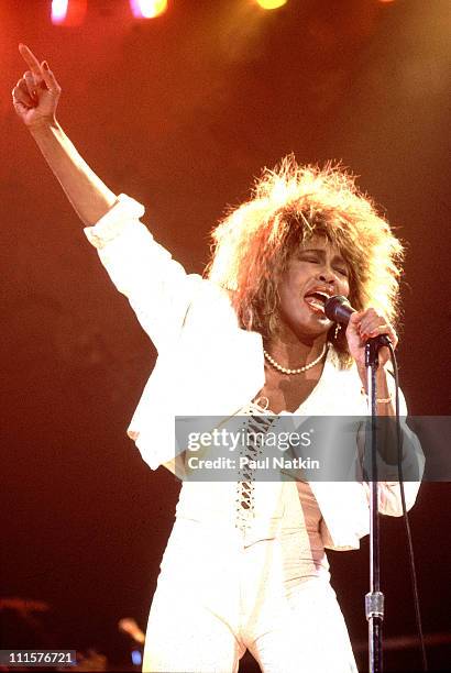 Tina Turner on 9/11/85 in Chicago, Il.