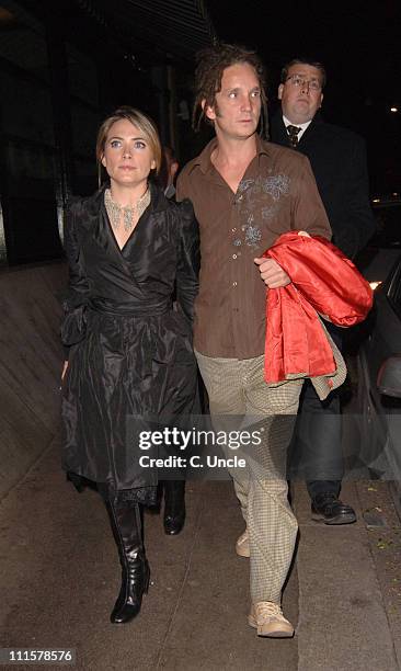 Lisa Rogers and guest during "Keeping Mum" London Premiere - After Party at Floridita 100 Wardour Street in London, Great Britain.