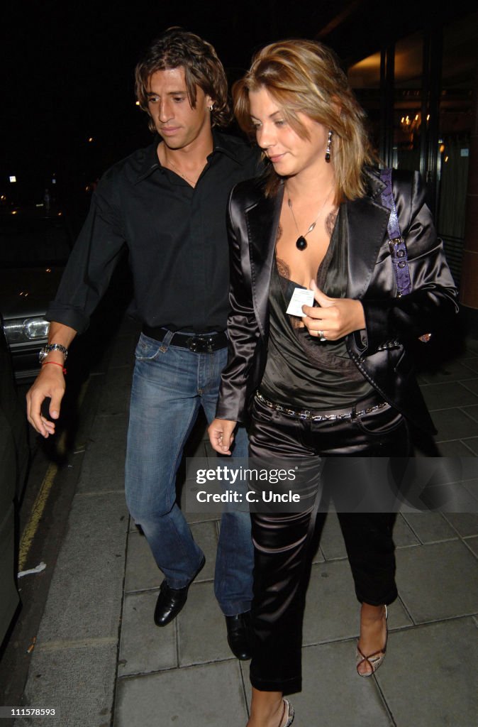 Celebrity Sighting in London - August 5, 2005