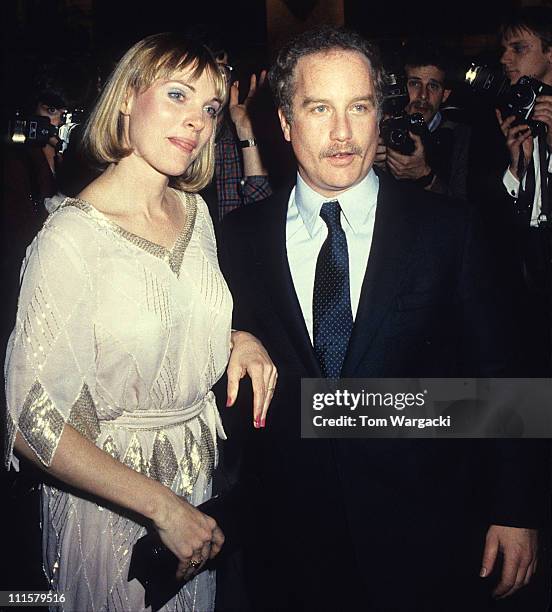 New York November 1981. Richard Dreyfuss and wife Jamie at Waldorf Astoria Hotel